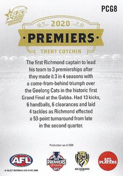 2020 Select Premiers Richmond Tigers #PCG8 Trent Cotchin Back